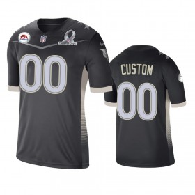 Maillot Homme Tennessee Titans Game Personnalisé Anthracite 2021 AFC Pro Bowl